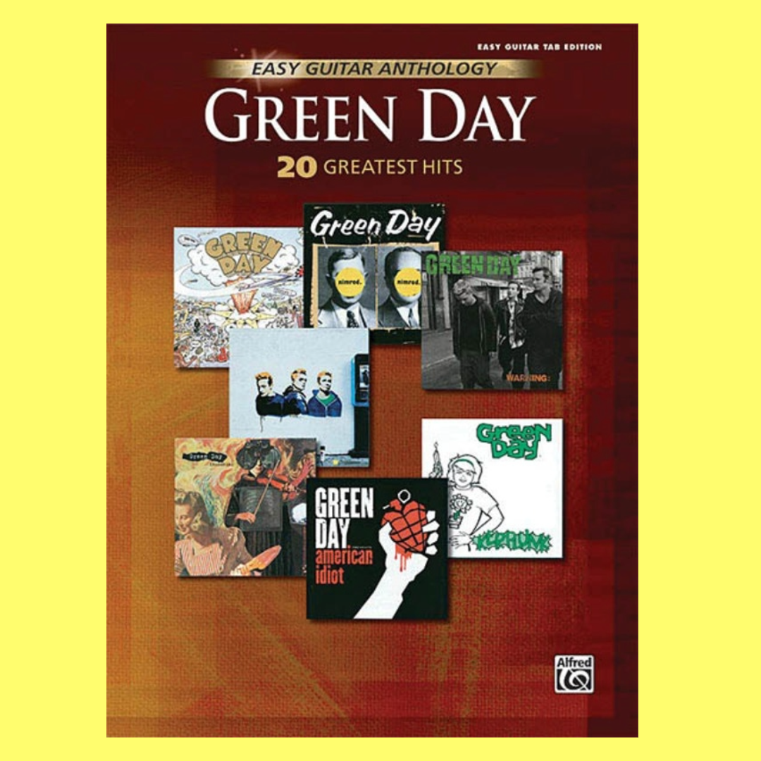 Green Day Easy Guitar Anthology Tab Book