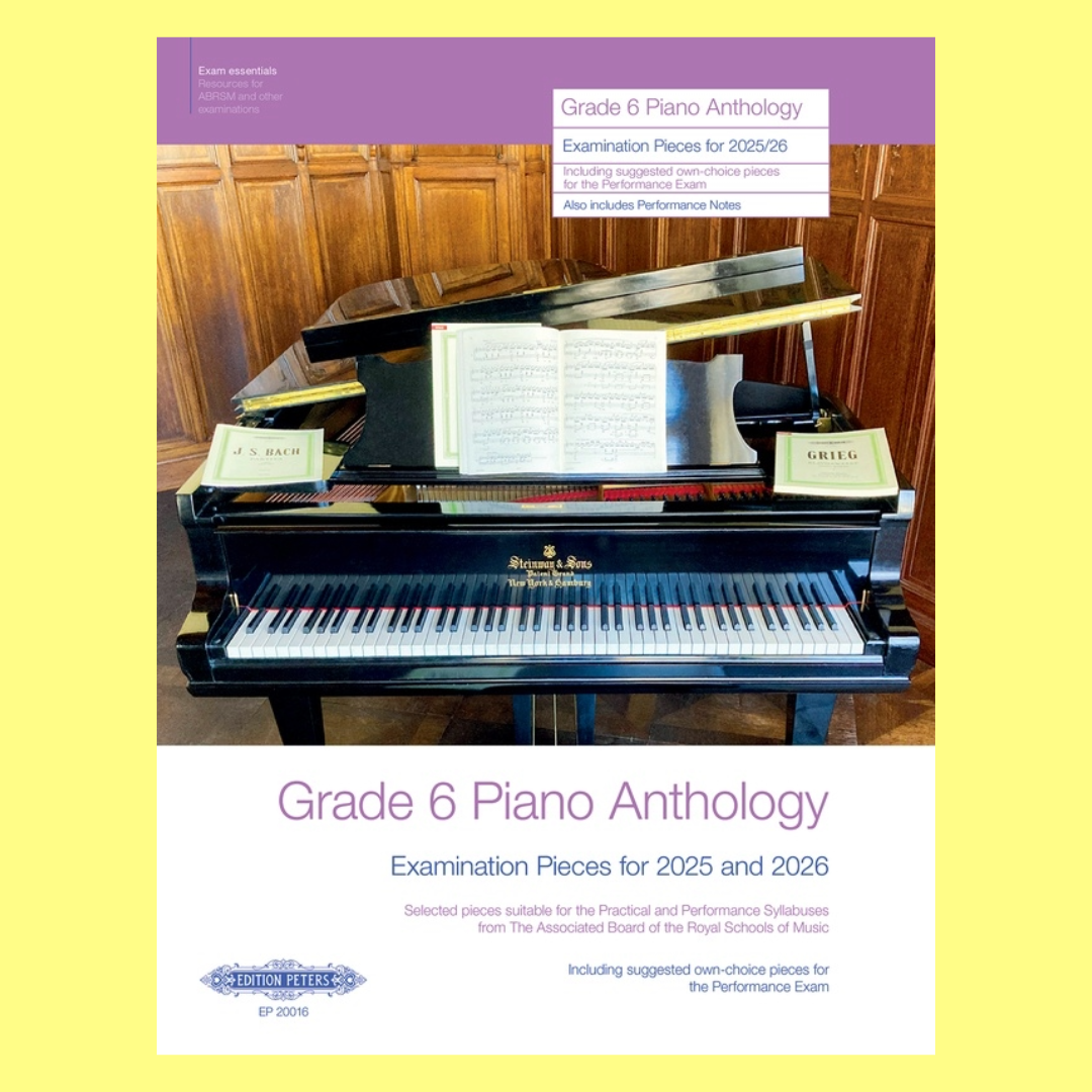 ABRSM Grade 6 Piano Anthology 2025-2026 Book