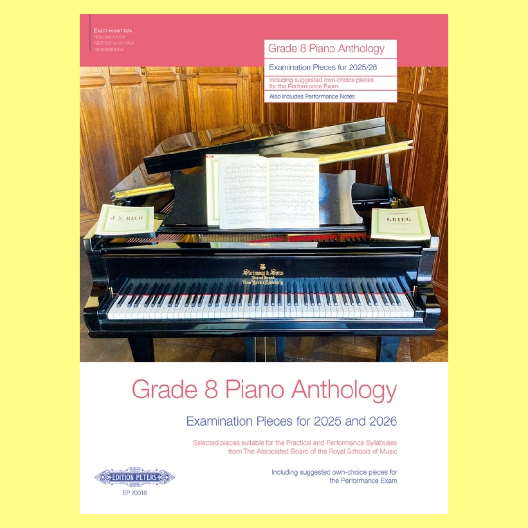 ABRSM Grade 8 Piano Anthology 2025-2026 Book