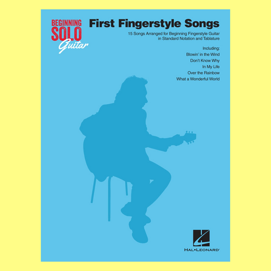 First Fingerstyle Songs - Beginning Solo Guitar Tab Book