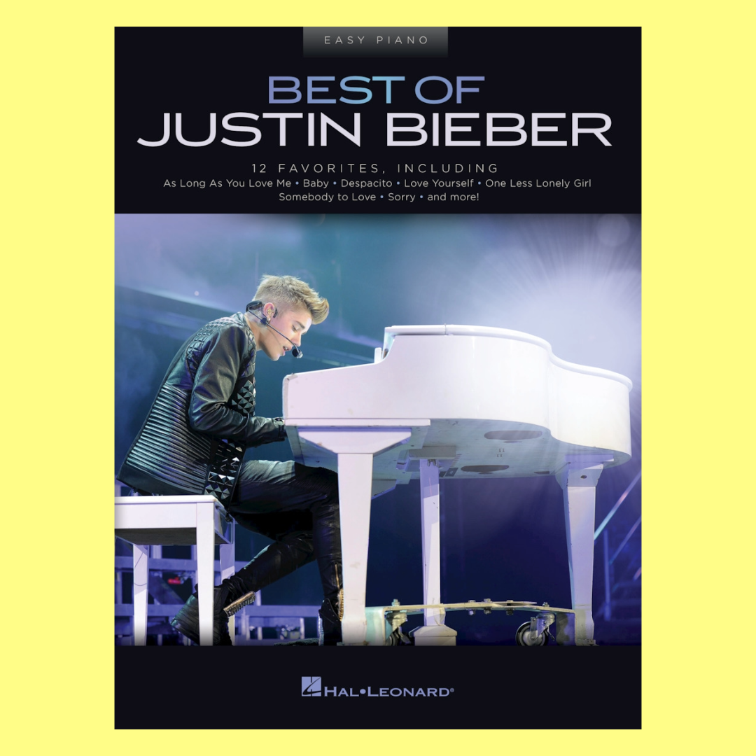 Best Of Justin Bieber - Easy Piano Book