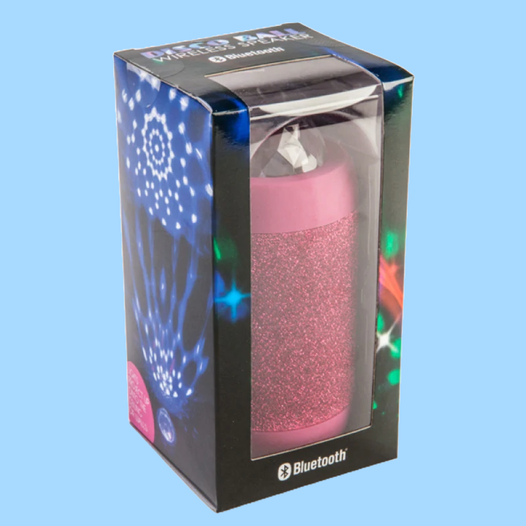 Pink Disco Ball Wireless Bluetooth Speaker