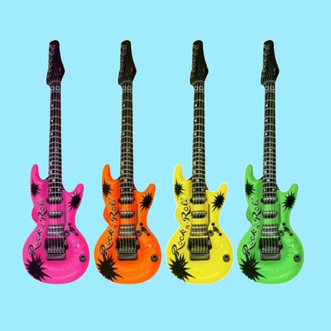 Inflatable Rock Guitar (Assorted Colours)