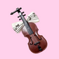 Little Musician Violin Music Themed Hair Clip