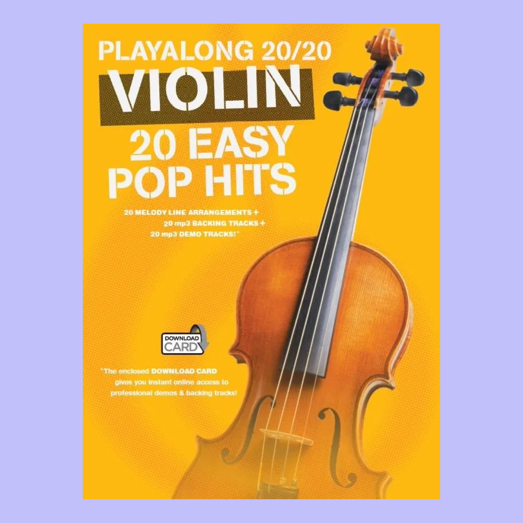 Play Along 20/20 - 20 Easy Pop Hits for Violin Book/Ola