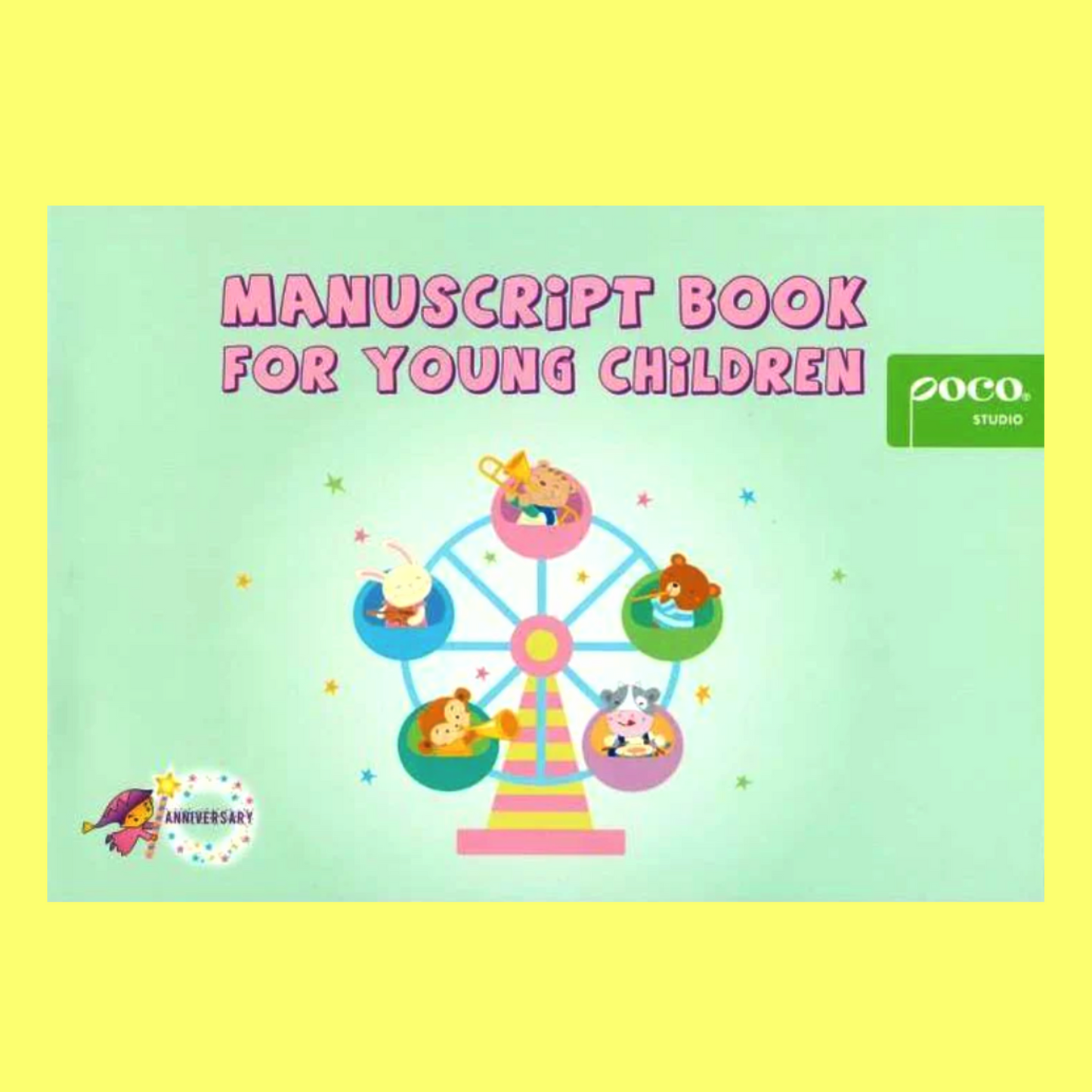 Poco Manuscript Book for Young Children - Green Cover