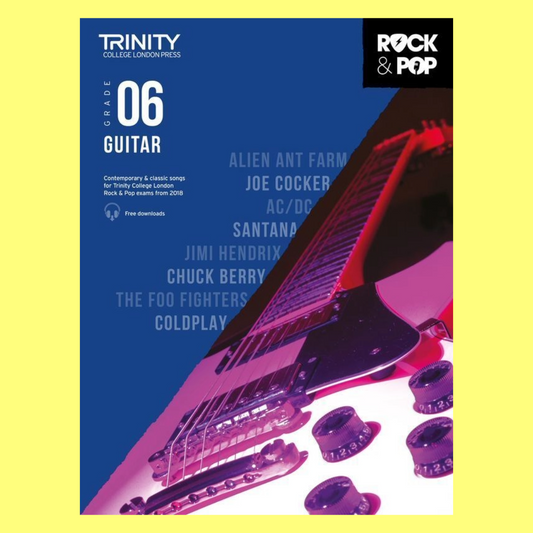 Trinity Rock & Pop Guitar Grade 6 Book (2018)