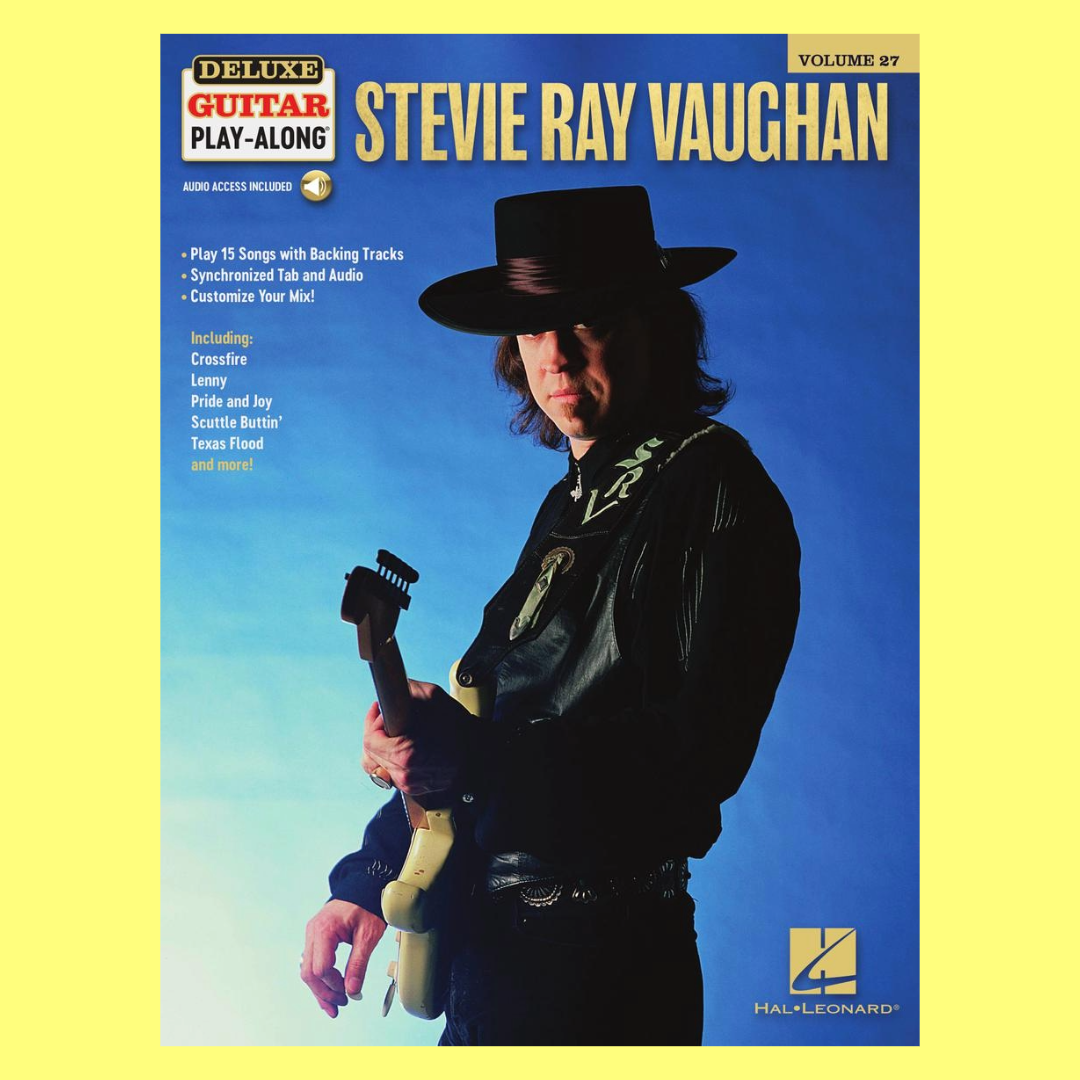 Stevie Ray Vaughan - Deluxe Guitar Play Along Volume 27 Book/Ola