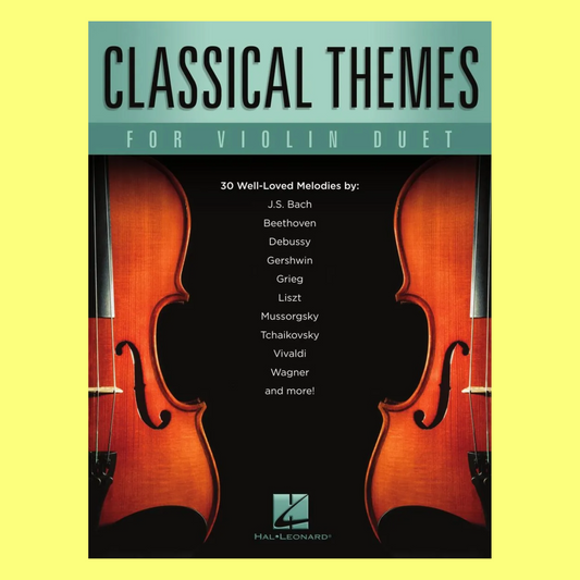 Classical Themes For Violin - Duet Book (30 Classical Pieces)