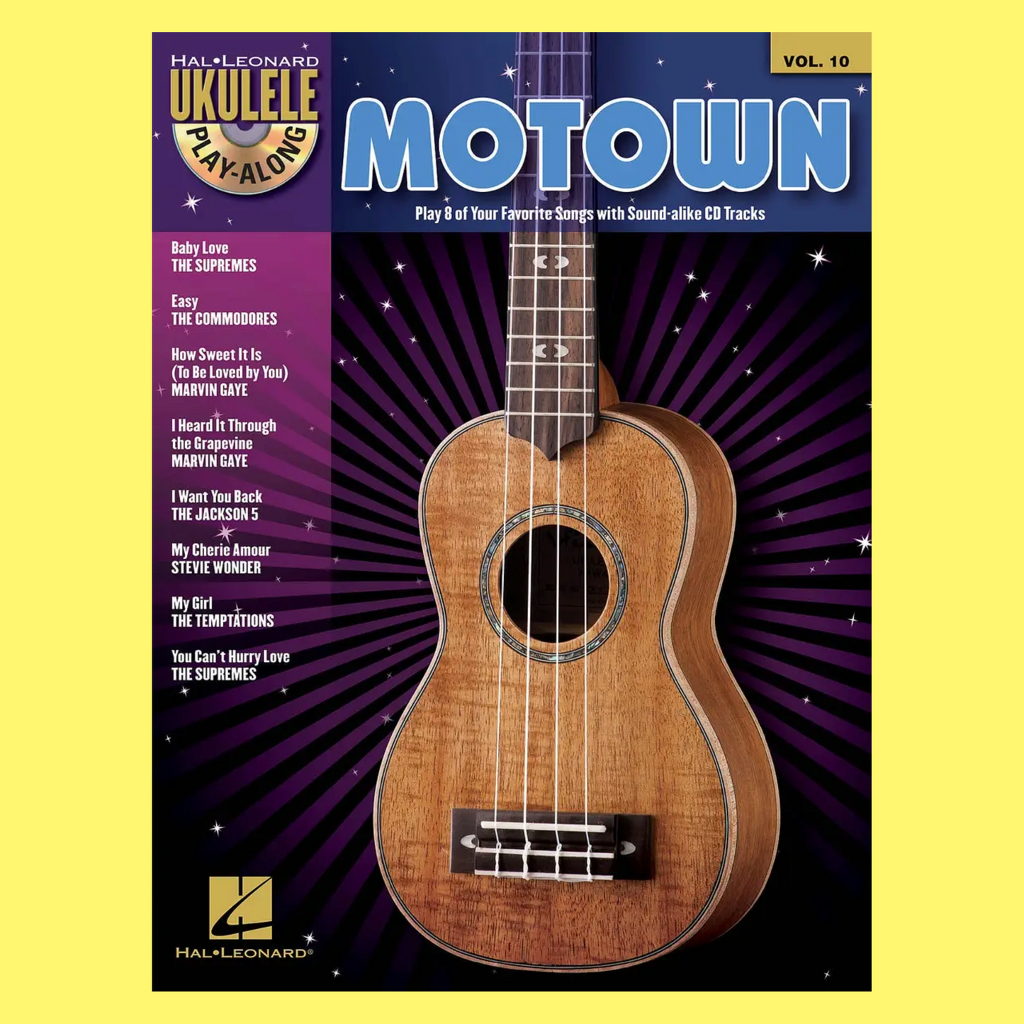 Motown Ukulele Play Along Volume 10 Book/Cd