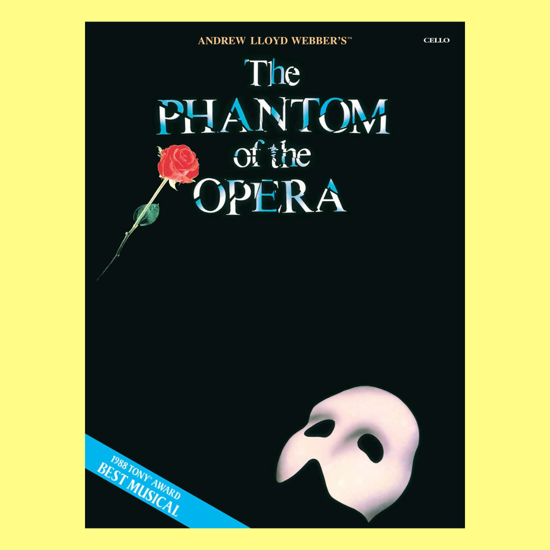 Andrew Lloyd Webber- Phantom Of The Opera for Cello Book