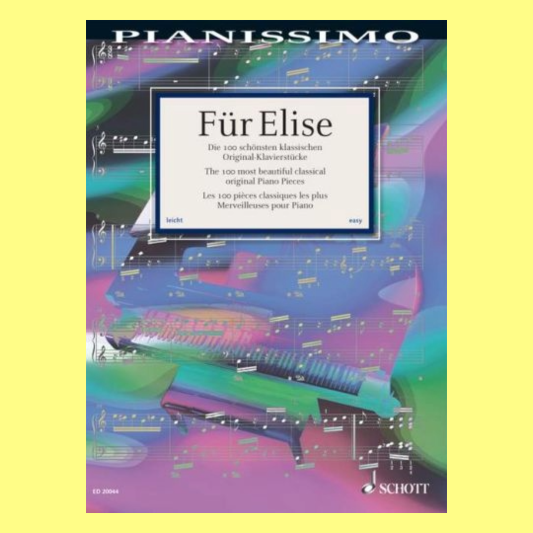 Pianissimo - Fur Elise 100 Easy Classical Piano Pieces Book