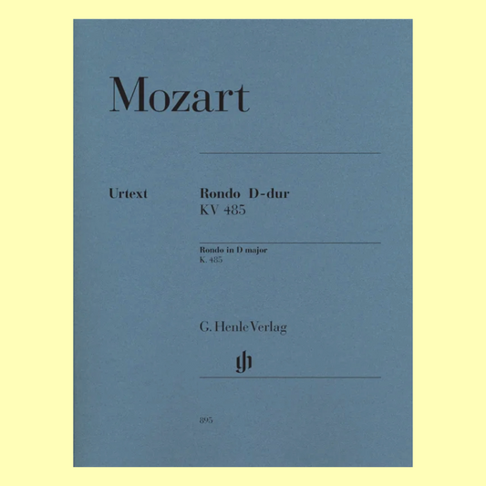 Mozart - Rondo D Major K 485 Urtext