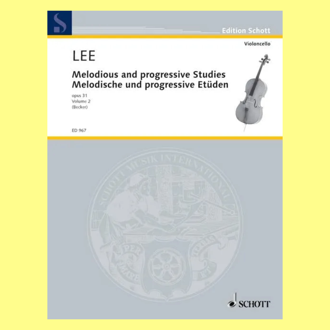 Sebastian Lee - Melodic And Progressive Studies Op 31 Cello - Book 2