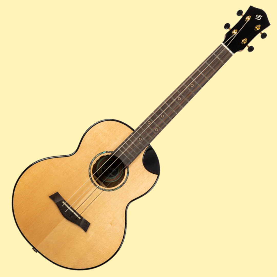 Flight Aurora EQ-A Acoustic Electric Baritone Ukulele with Padded Gig Bag