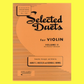 Rubank Selected Duets Volume 2 Violin Book (Advanced)