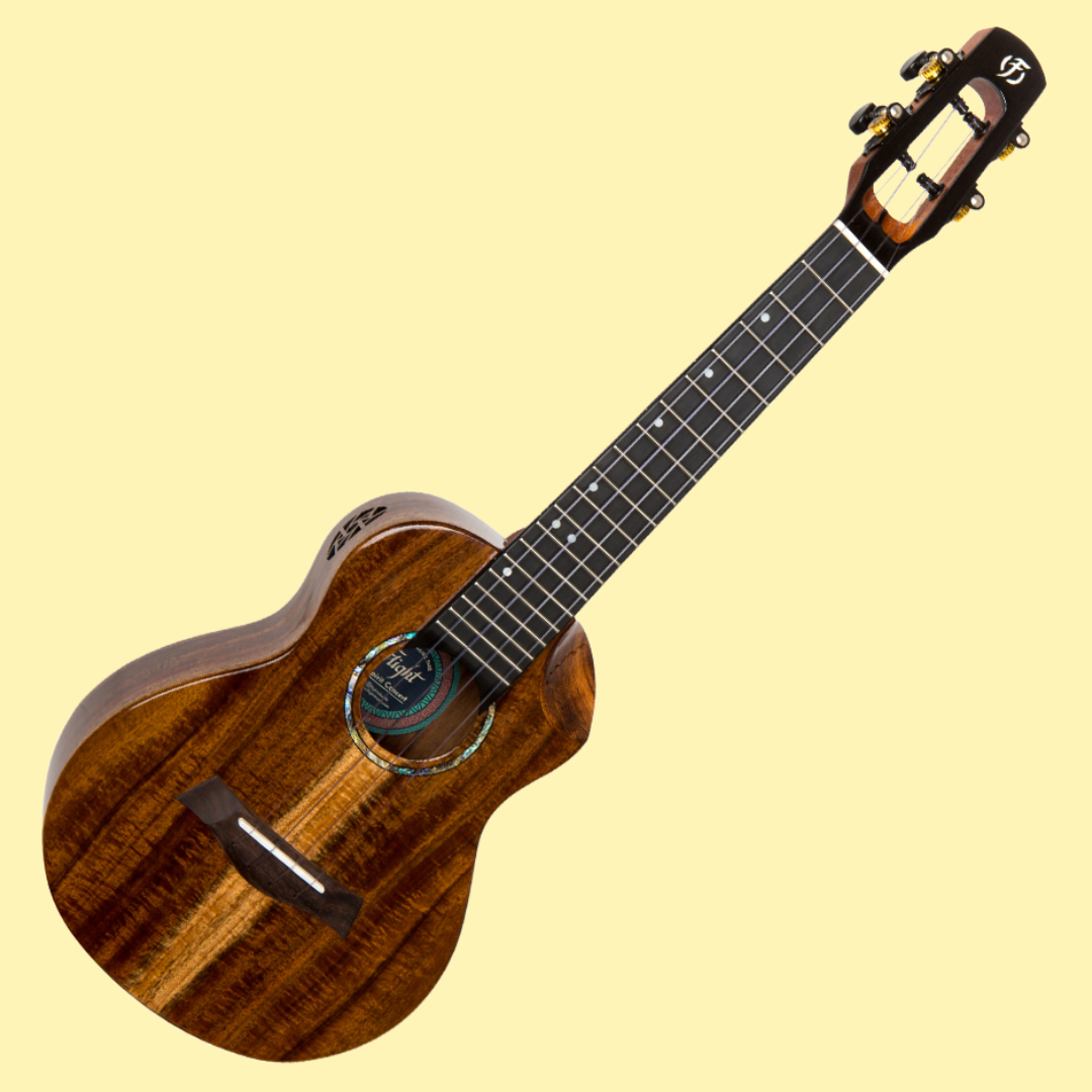 Flight Spirit EQ-A Concert Ukulele With Deluxe Padded Gig Bag