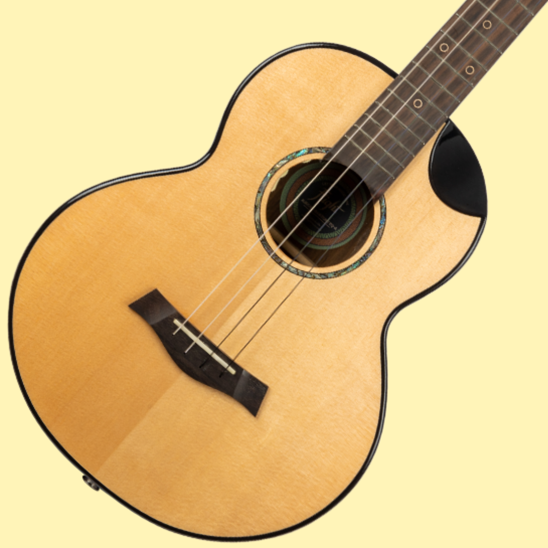 Flight Aurora EQ-A Acoustic Electric Baritone Ukulele with Padded Gig Bag