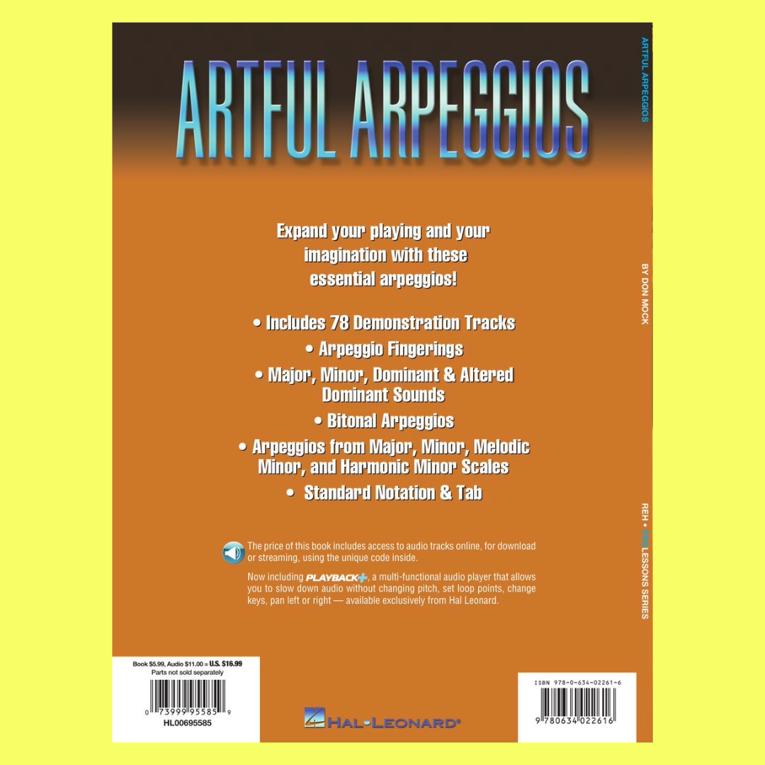 Artful Arpeggios Fingerings & Applications Guitar Book/Ola