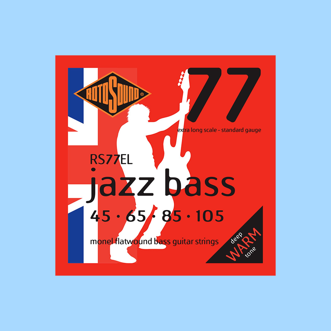 Rotosound RS77EL Jazz Bass 77 Monel Extra Long Scale Flatwound 45-105