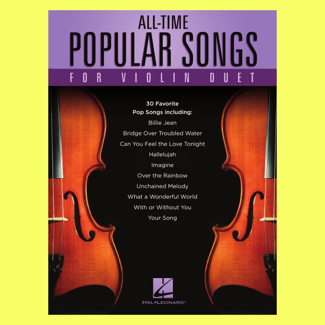 All Time Popular Songs For Violin Duet Book