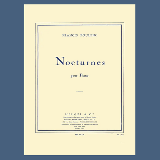 Francis Poulenc - Nocturnes For Piano Book