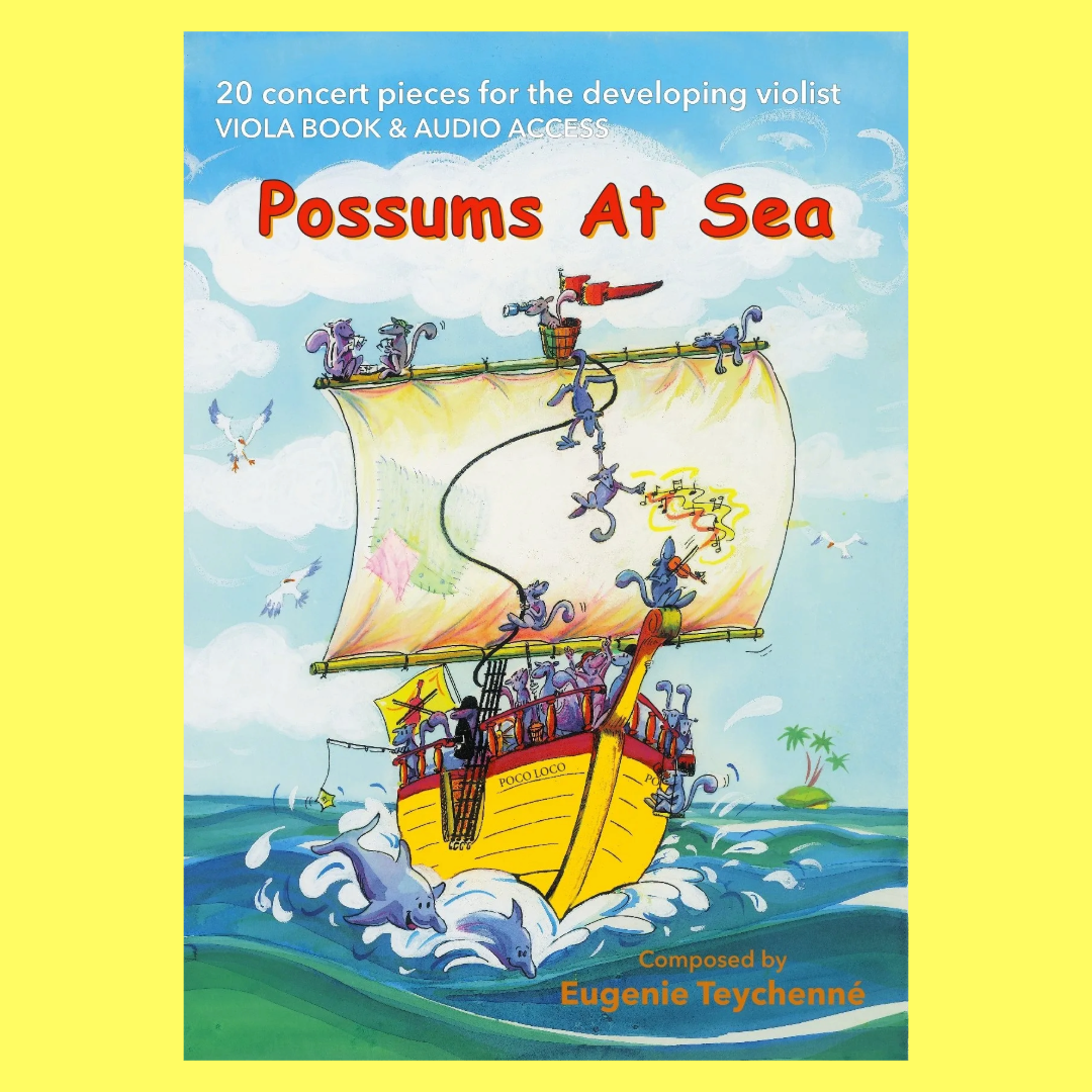 Possums At Sea Viola Book/Cd