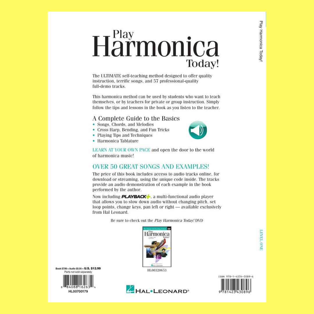 Play Harmonica Today Level 1 Book/Ola