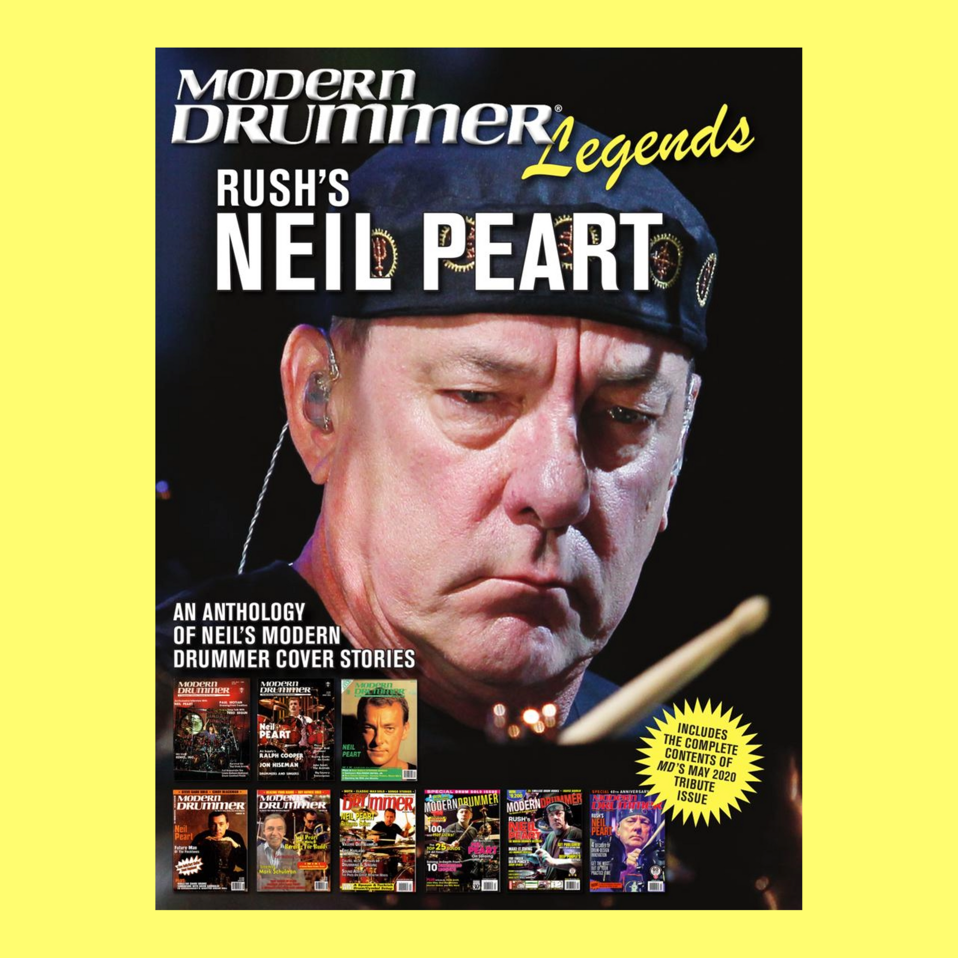 Modern Drummer Legends - Rush's Neil Peart Book