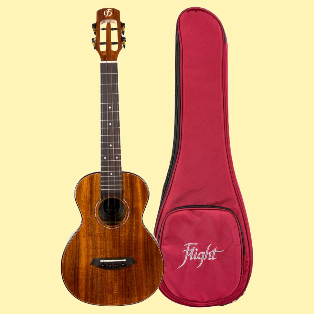 Flight Phantom EQ-A Tenor Ukulele With Deluxe Padded Gig Bag (1 Left in Stock)