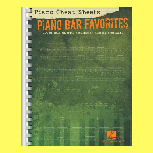 Hal Leonard Piano Cheat Sheets Piano Bar Favorites Spiral Bound Book