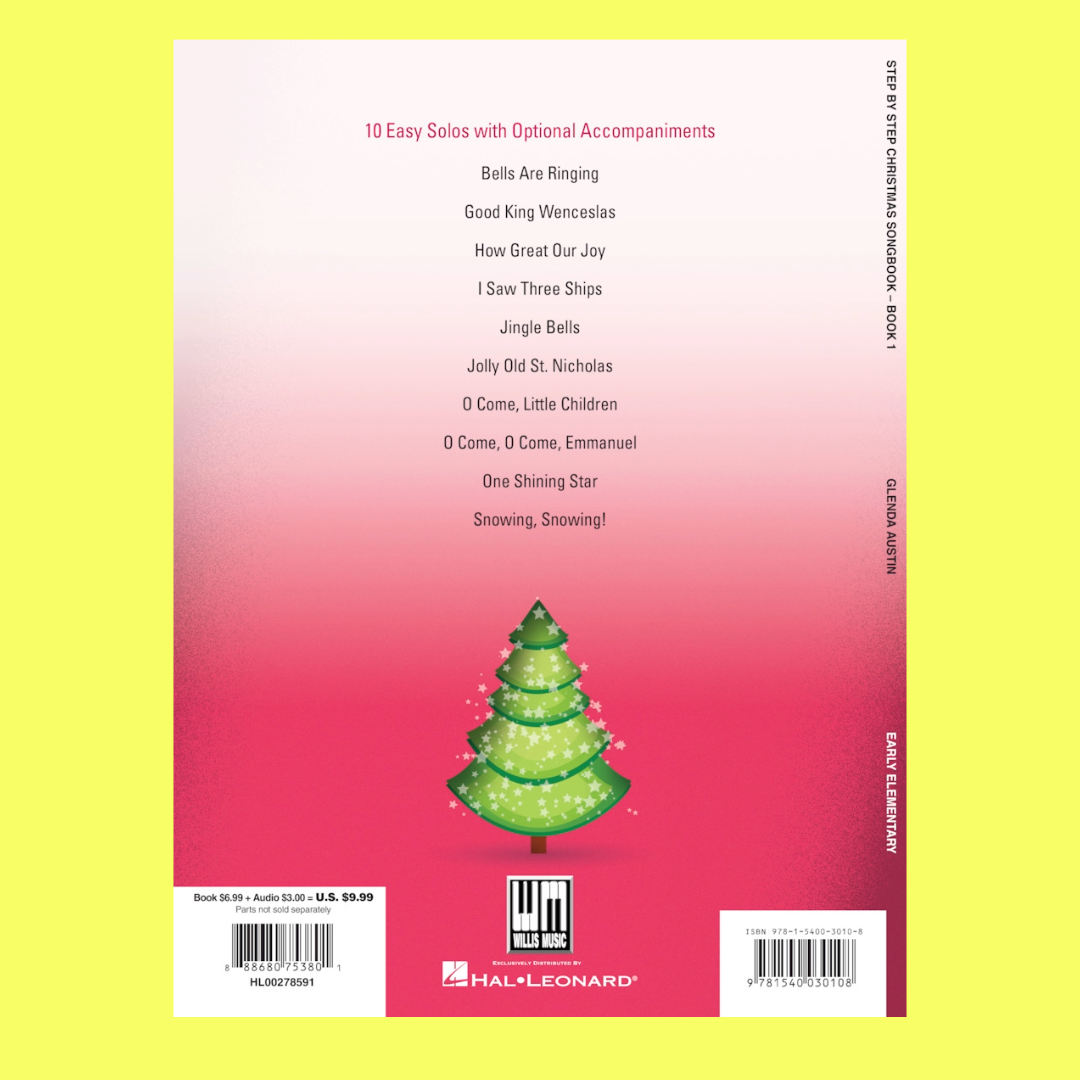 Step By Step Christmas Songbook Book 1 (Book/Ola)