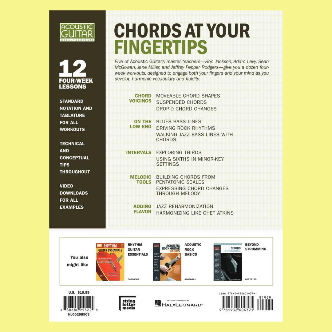 Chords At Your Fingertips Book/Olv