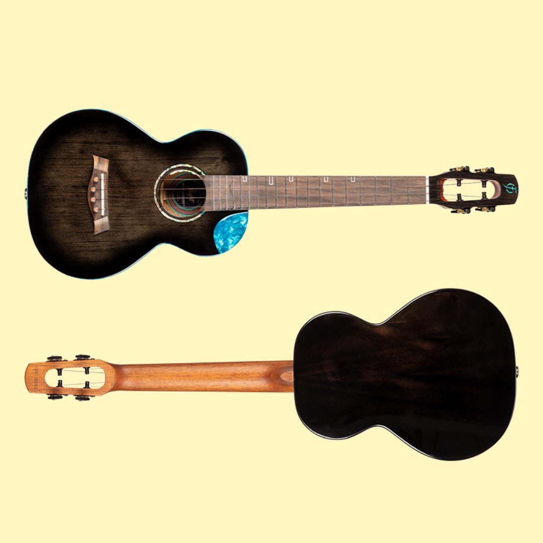 Flight Nighthawk EQ-A Tenor Ukulele with Deluxe Padded Gig Bag