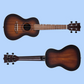 Flight DUC380 CEQ Amber Electro Acoustic Concert Ukulele with Gig Bag