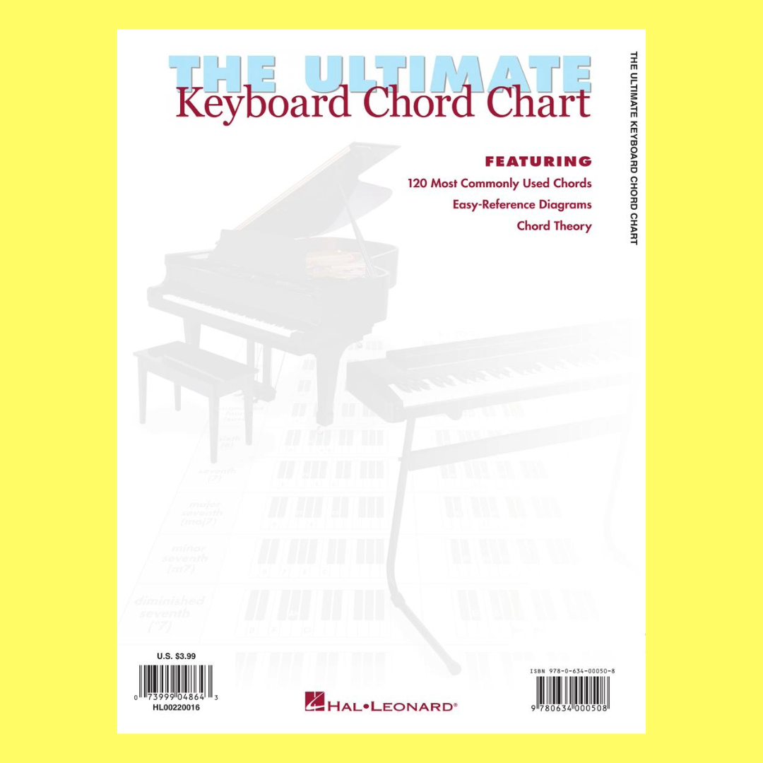 Ultimate Keyboard Chord Chart