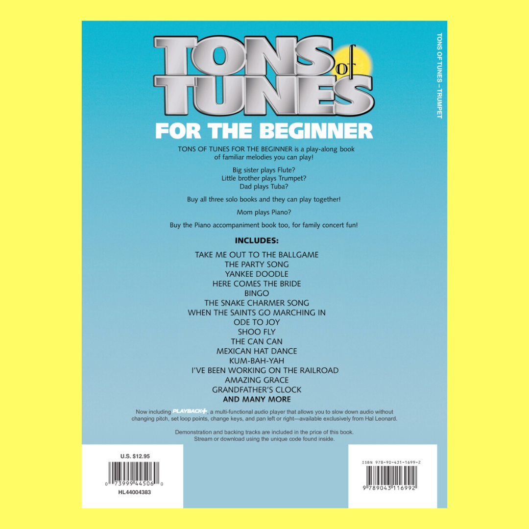 Tons Of Tunes For Trumpet Beginners Book/Ola