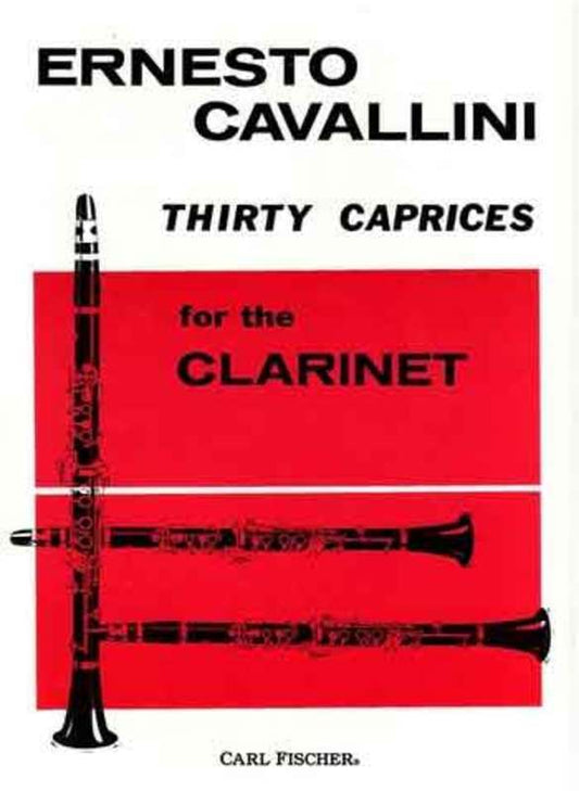 Cavallini - 30 Caprices For Clarinet