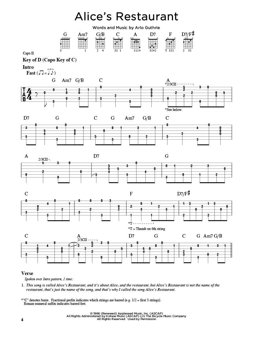 First 50 Songs You Should Fingerpick On Guitar Book