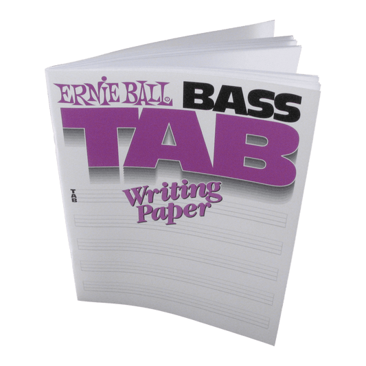 Ernie Ball Bass Tab Manuscript Writing Paper