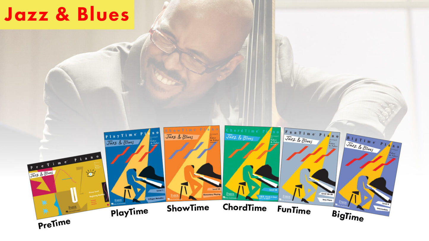 Faber PreTime Piano - Jazz & Blues Primer Level Book