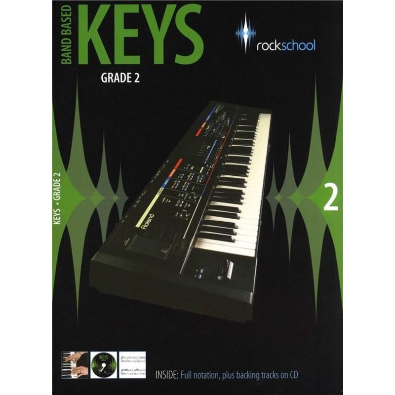 ROCKSCHOOL BAND BASED KEYS GRADE 2 BK/CD - Music2u