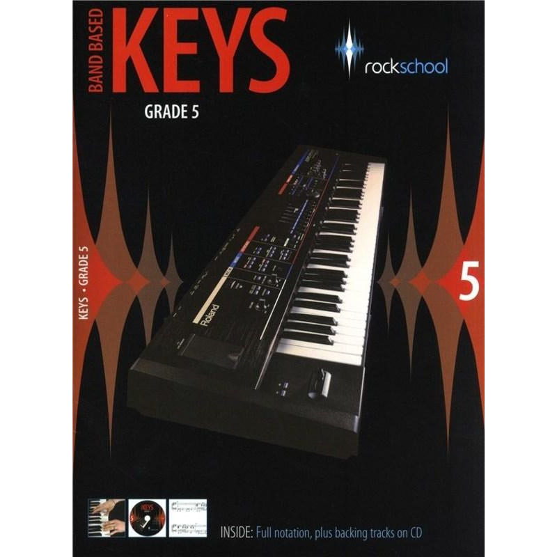 ROCKSCHOOL BAND BASED KEYS GRADE 5 BK/CD - Music2u