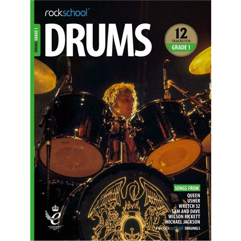 ROCKSCHOOL DRUMS GRADE 1 2018-2024 BK/OLA - Music2u