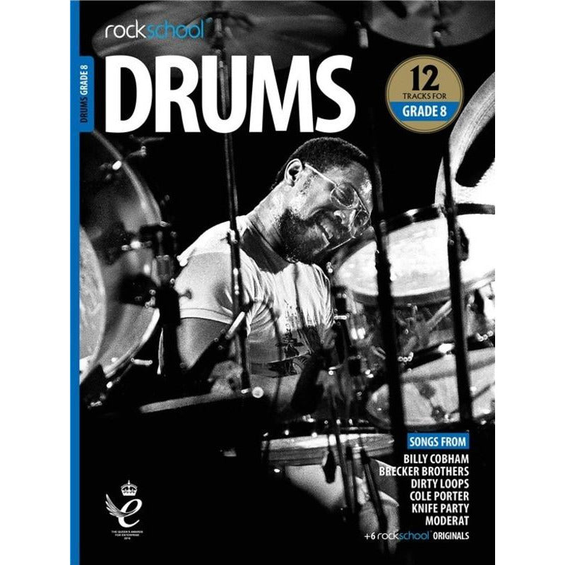 ROCKSCHOOL DRUMS GRADE 8 2018-2024 BK/OLA - Music2u