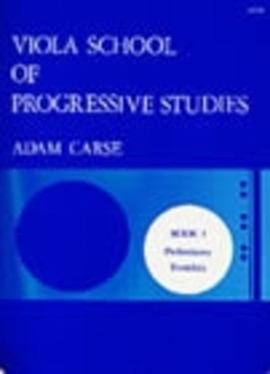 Carse - Viola School Of Progressive Studies Bk 1