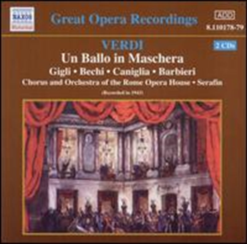 Chorus & Opera Of La Scala - Verdi: Un Balloin Maschera CD