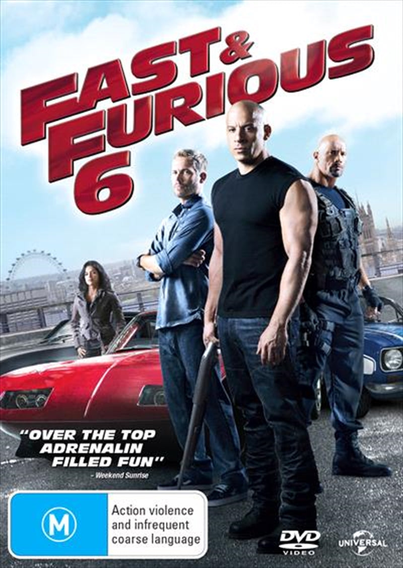 Fast and Furious 6 DVD