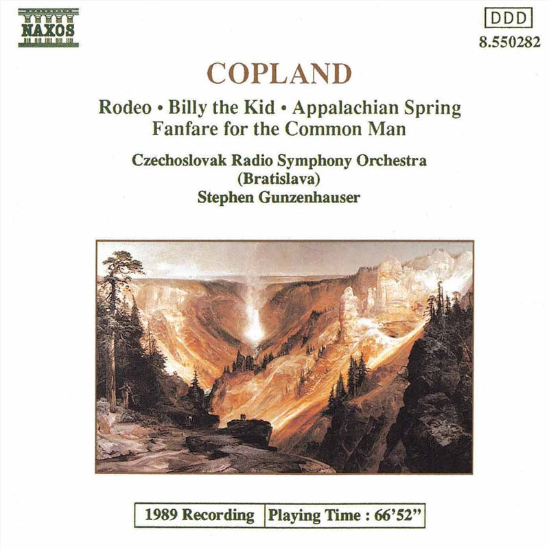 Stephen Gunzenhauser-Copland Rodeo/Billy The Kid/Appalachian Spring/Fanfare For The Common Man CD