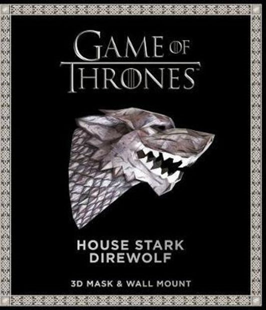 Game Of Thrones Mask And Wall Mount - House Stark Wolf - Wintercroft